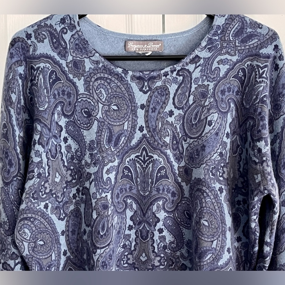 GRAYSON & DUNNE WOMENS SWEATER, CASHMERE, see measurements, no label - Picture 3 of 6